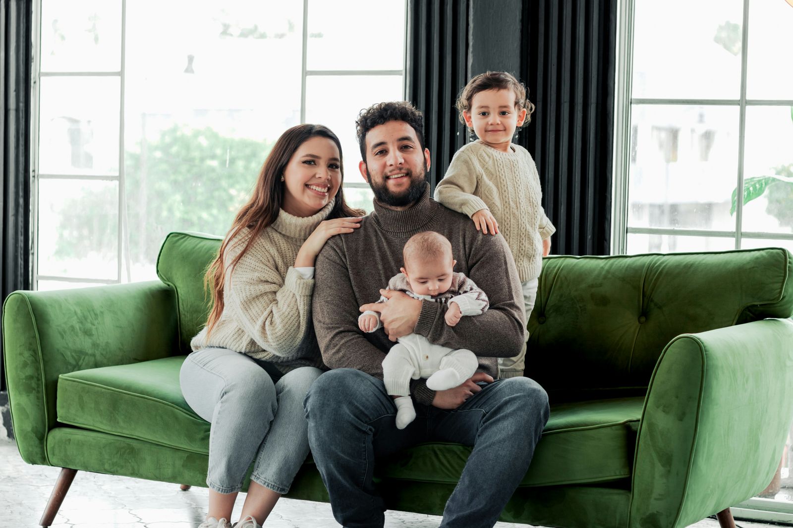 A family at home — the kind of family BSUREE plans insurance around
